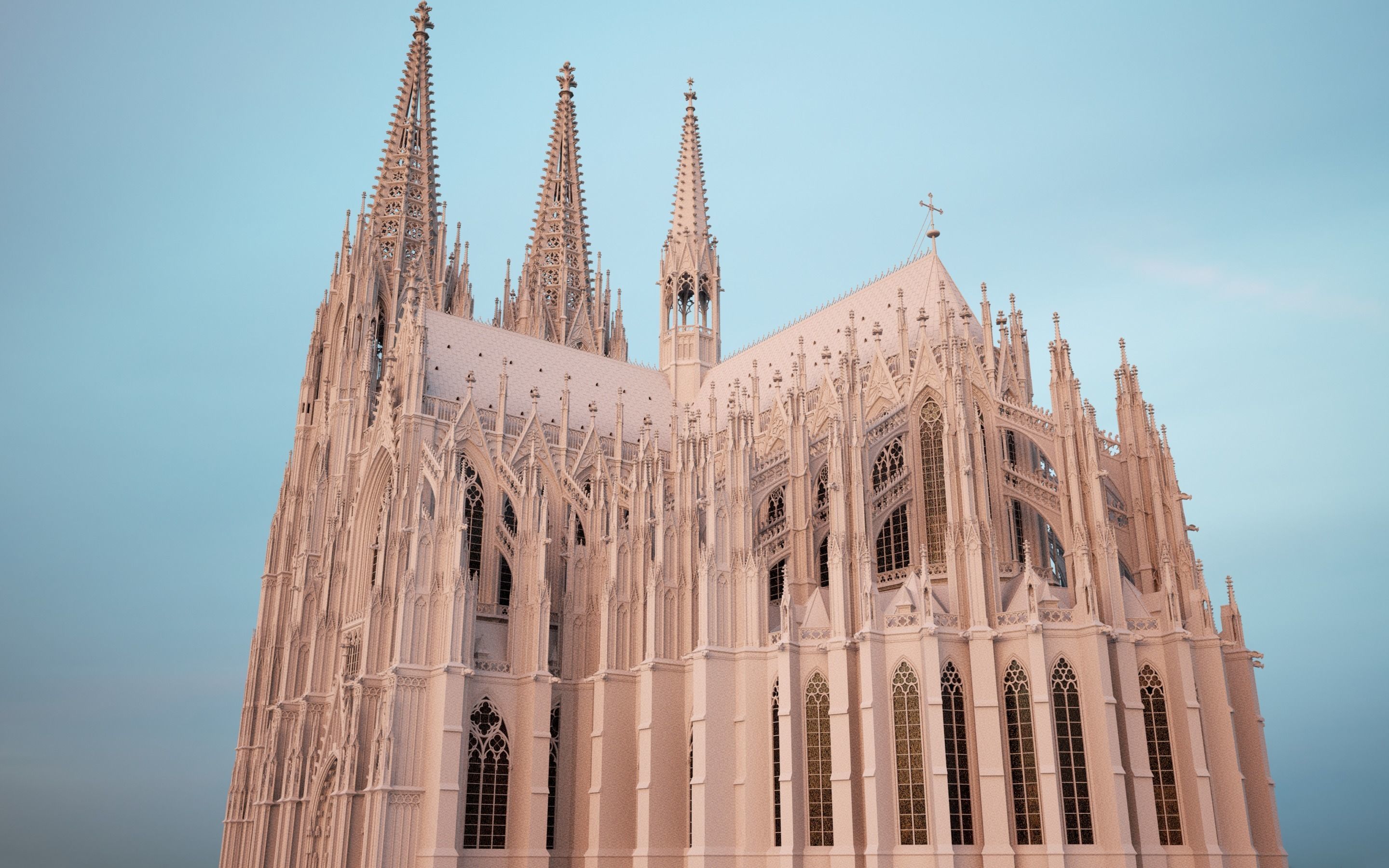 Cologne Cathedral - with interior 3D model_12