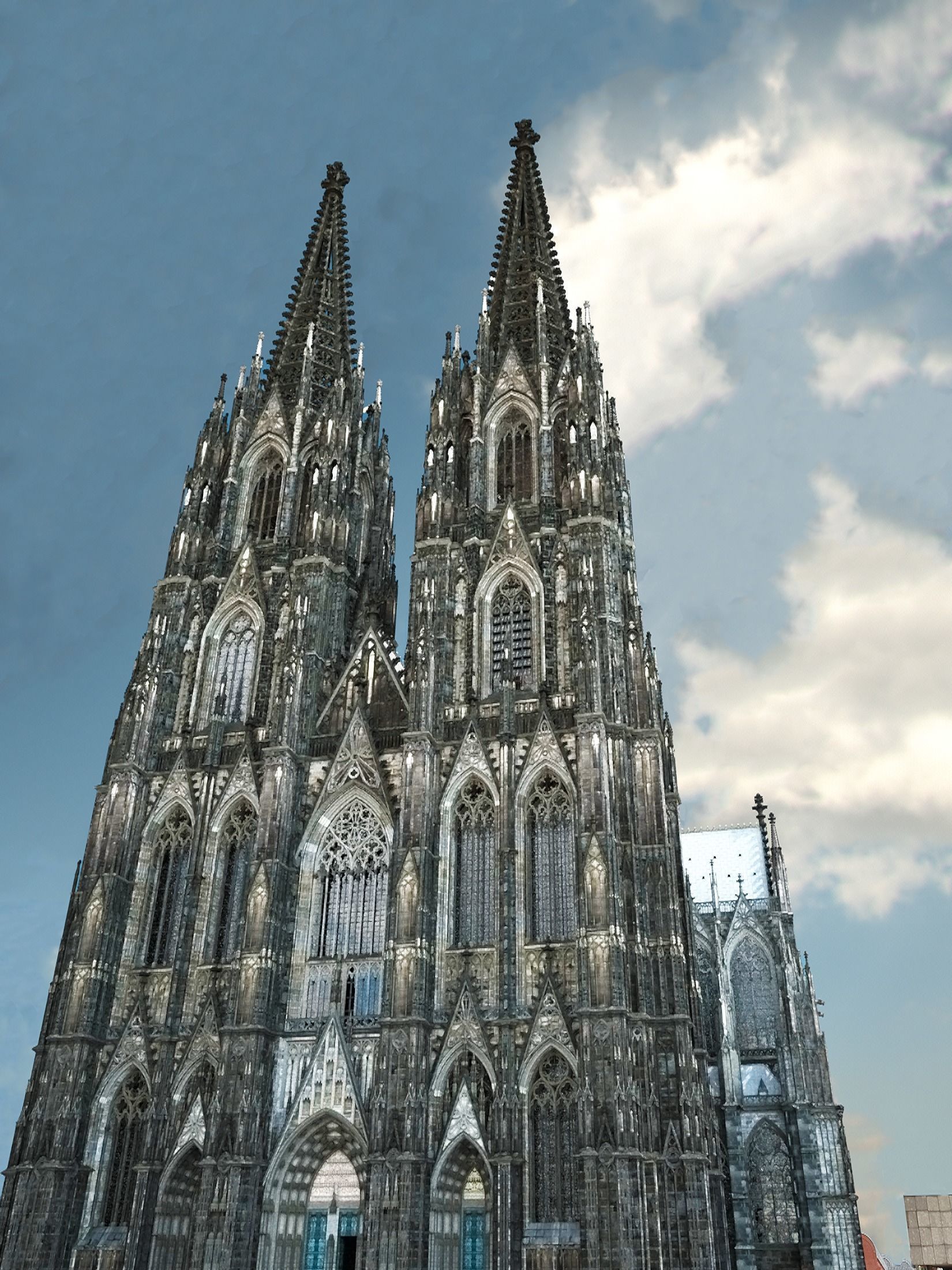 Cologne Cathedral - with interior 3D model_1