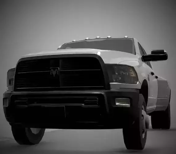 Ram 3500 Low-poly 3D model