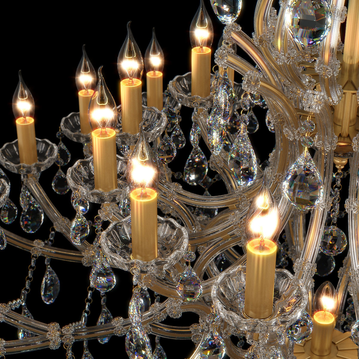 775373 Champa Osgona Chandelier 3D model_2