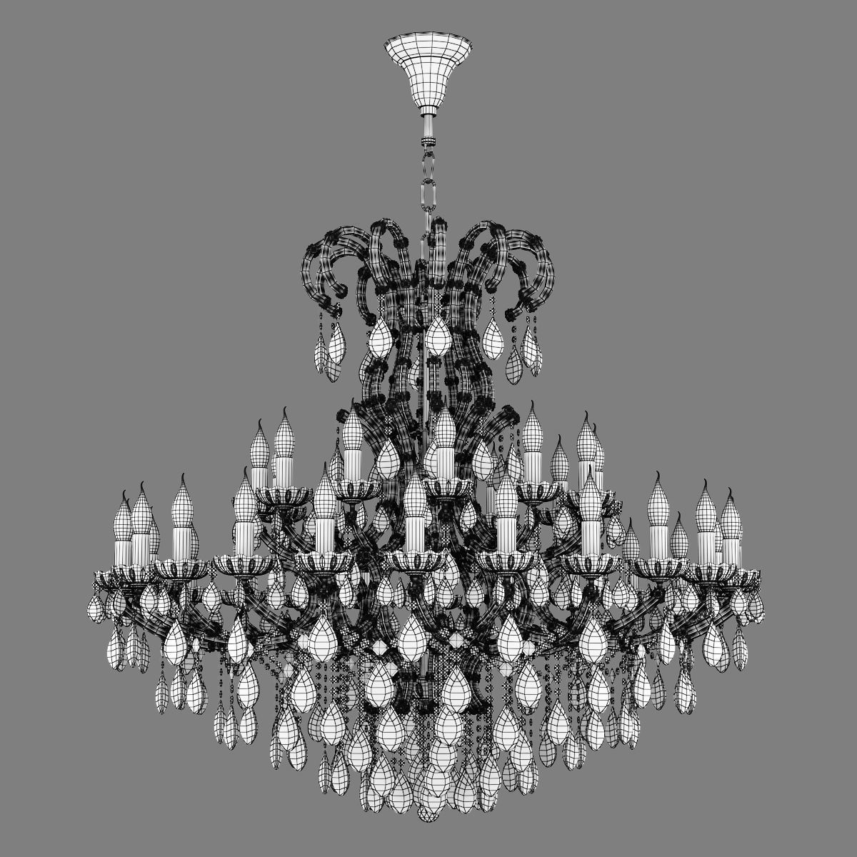 775373 Champa Osgona Chandelier 3D model_4
