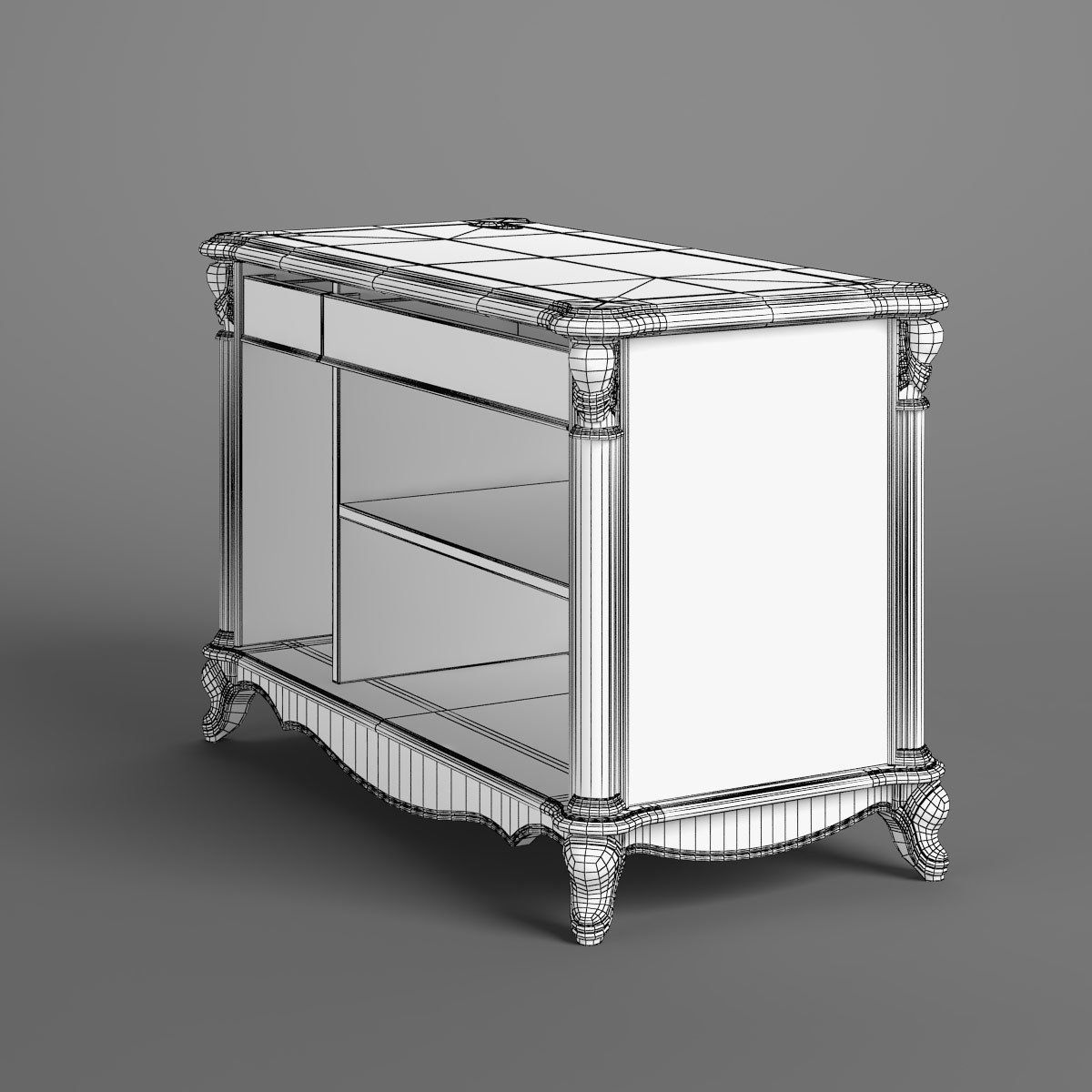 2670200 230-1 Carpenter Computer desk 1200x600x782 3D model_8