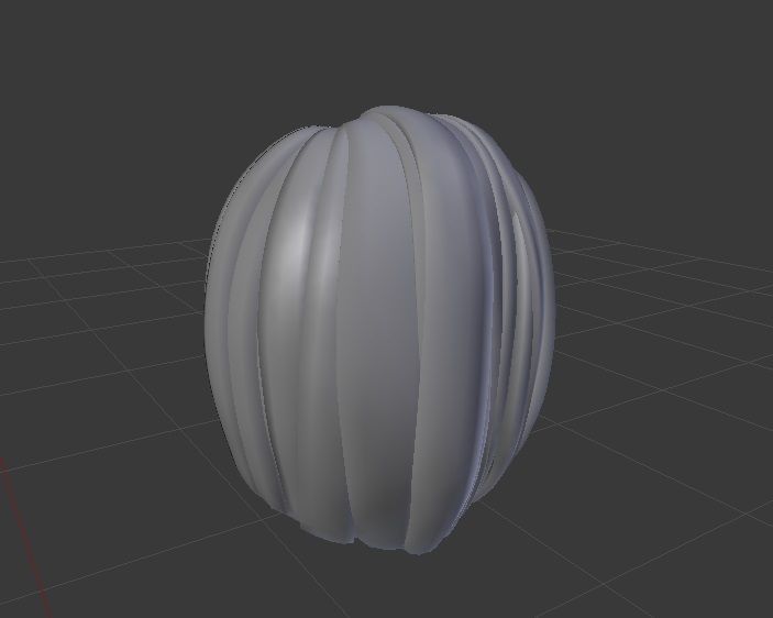 Female hair style rigged 3D model Low-poly 3D model_4