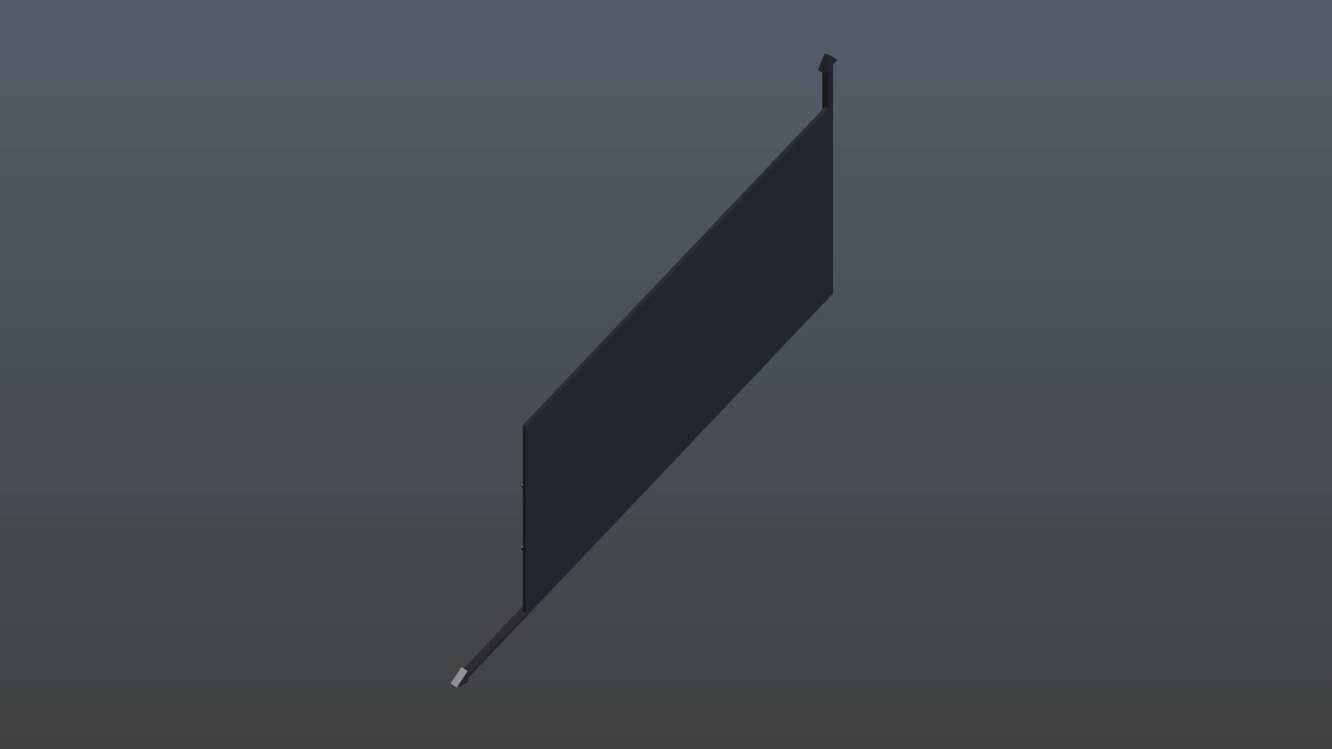 Low poly growth pattern Low-poly 3D model_8