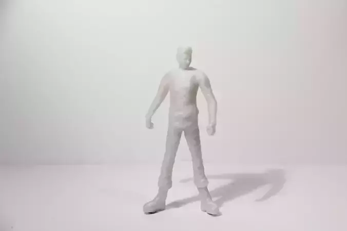 Simple Male Character in casual attire that stands 3D print model
