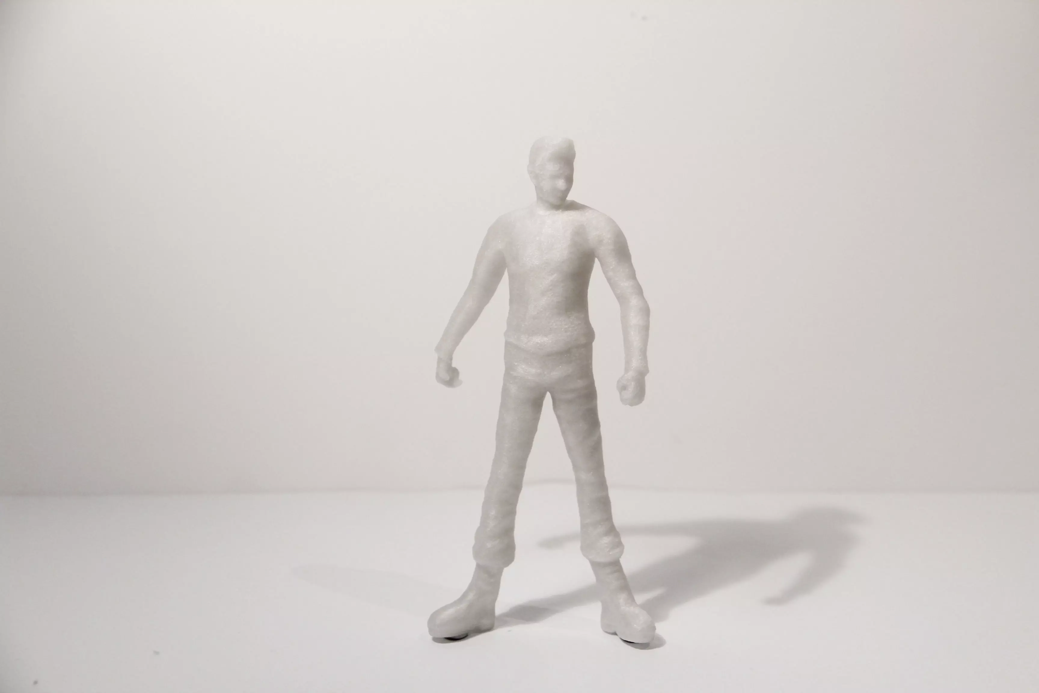 Simple Male Character in casual attire that stands 3D print model
