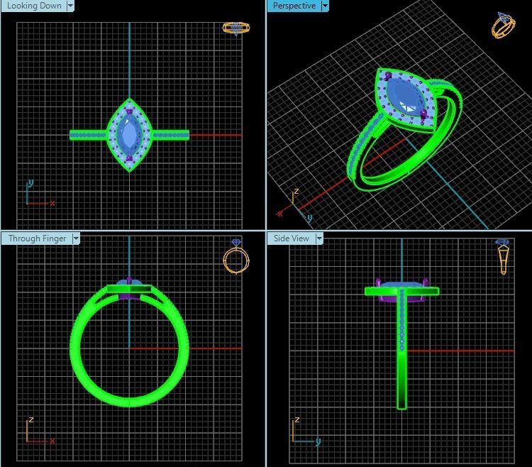 Ring T00938 3D print model_2