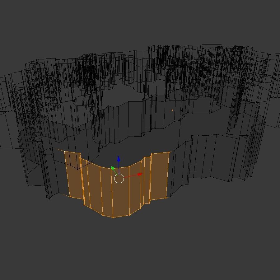 Map of Switzerland Low-poly 3D model_7