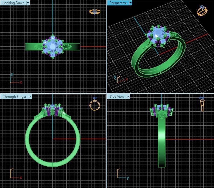 Ring T00940 3D print model_2