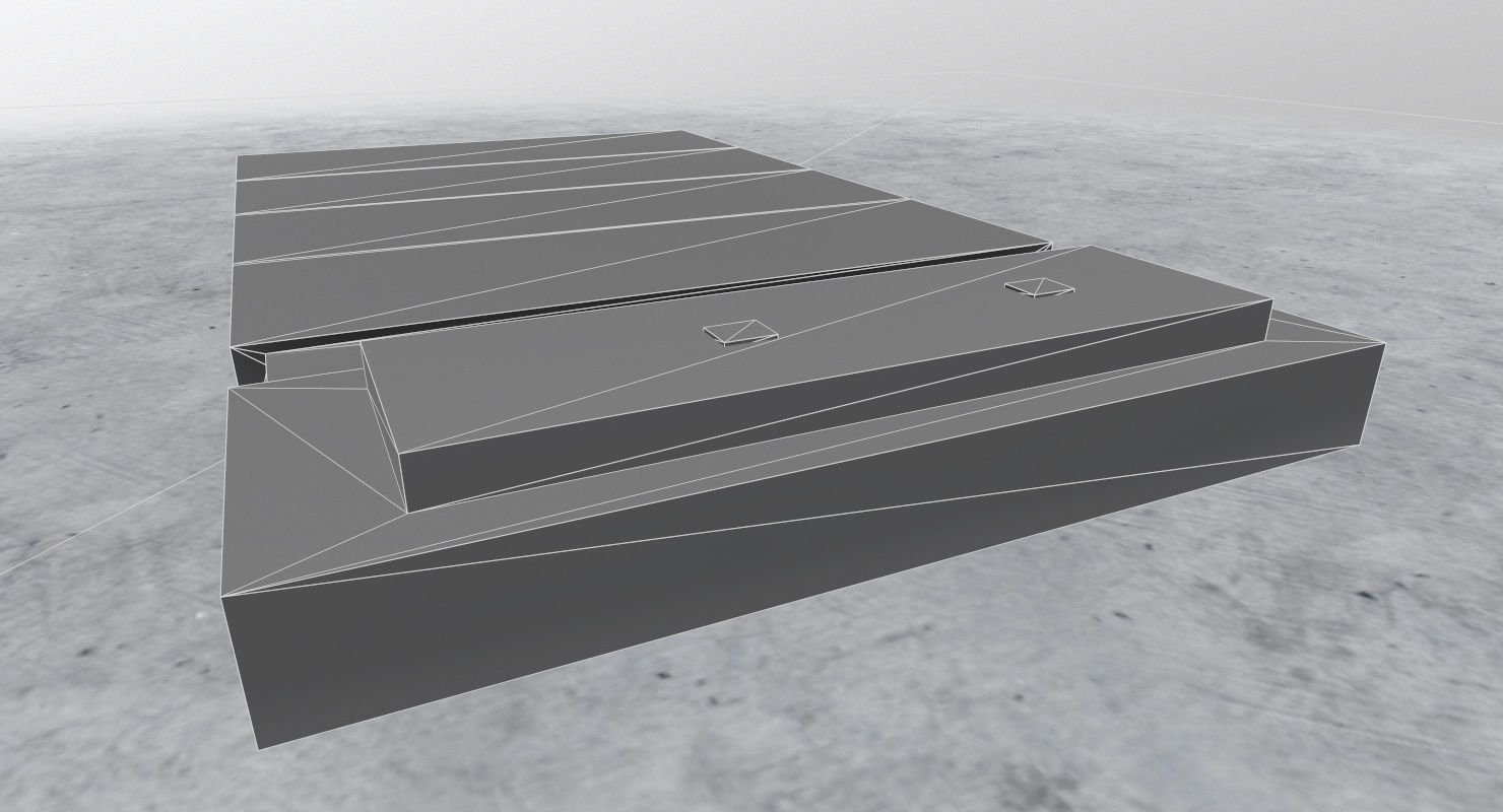 EDDB Hangar 10 Low-poly 3D model_9