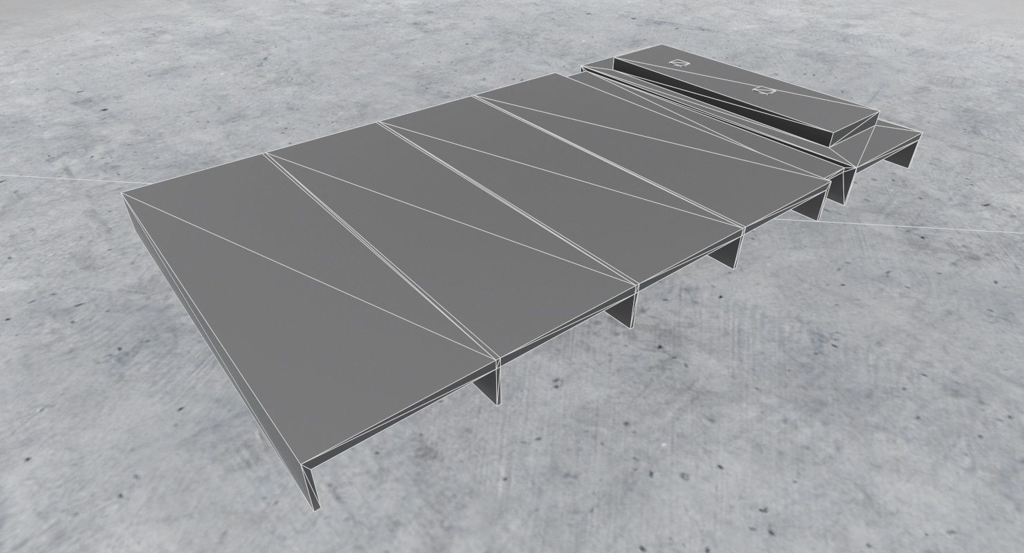 EDDB Hangar 10 Low-poly 3D model_8
