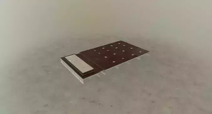 EDDB Hangar 10 Low-poly 3D model