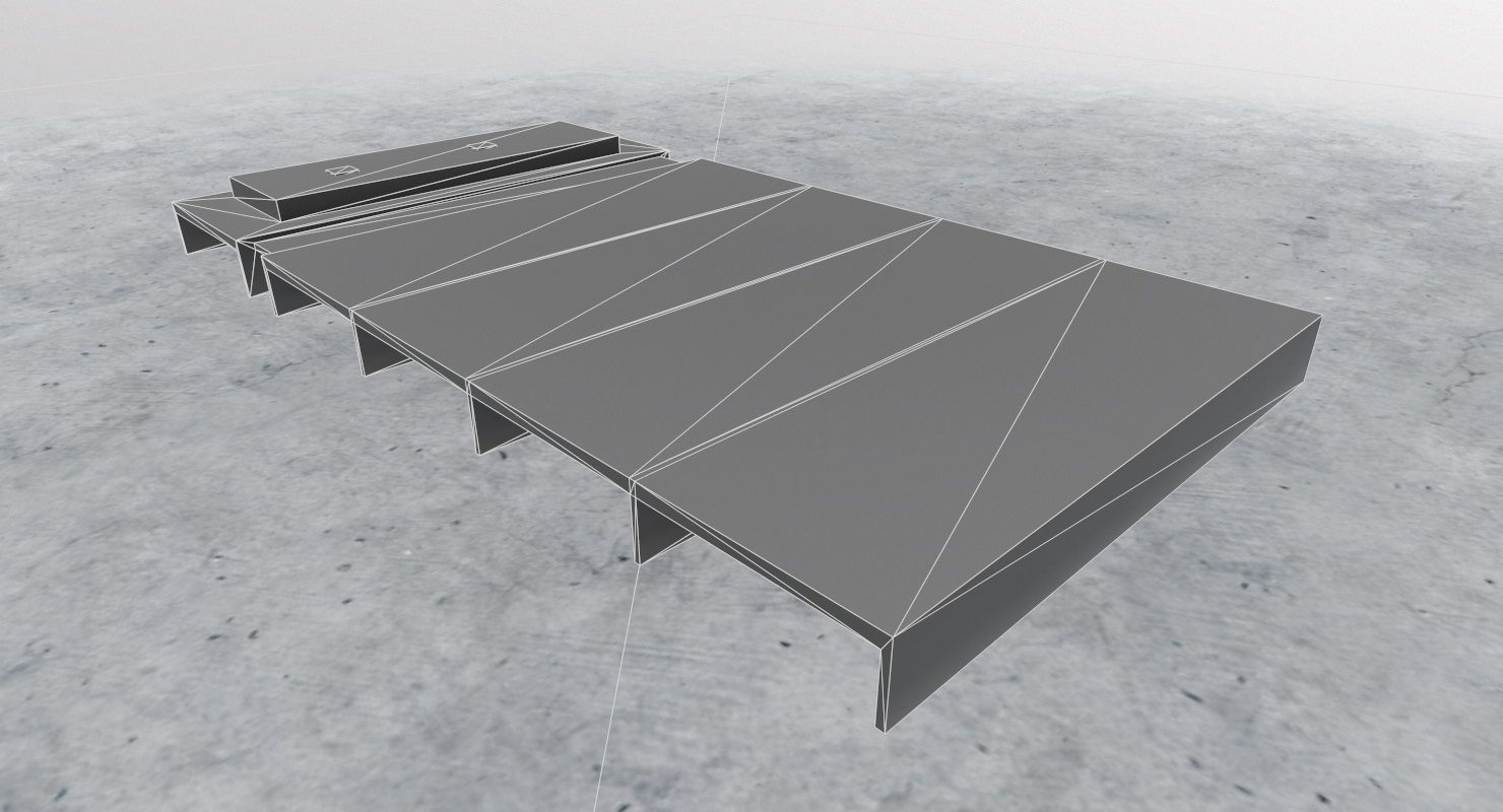 EDDB Hangar 10 Low-poly 3D model_7