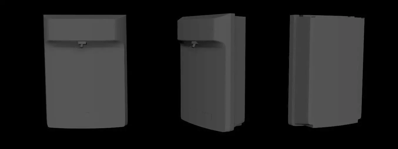 DrAqua three water dispensers 3D model_0