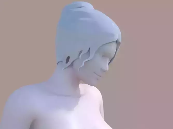 Pregnant woman 3D print model