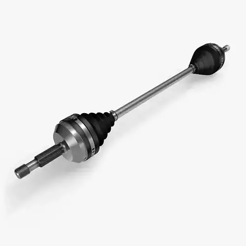 Driveshaft with CV-joints 3D model