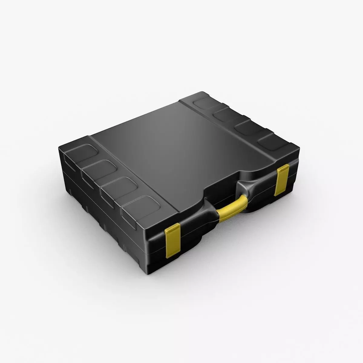 Plastic Briefcase 3D model_0