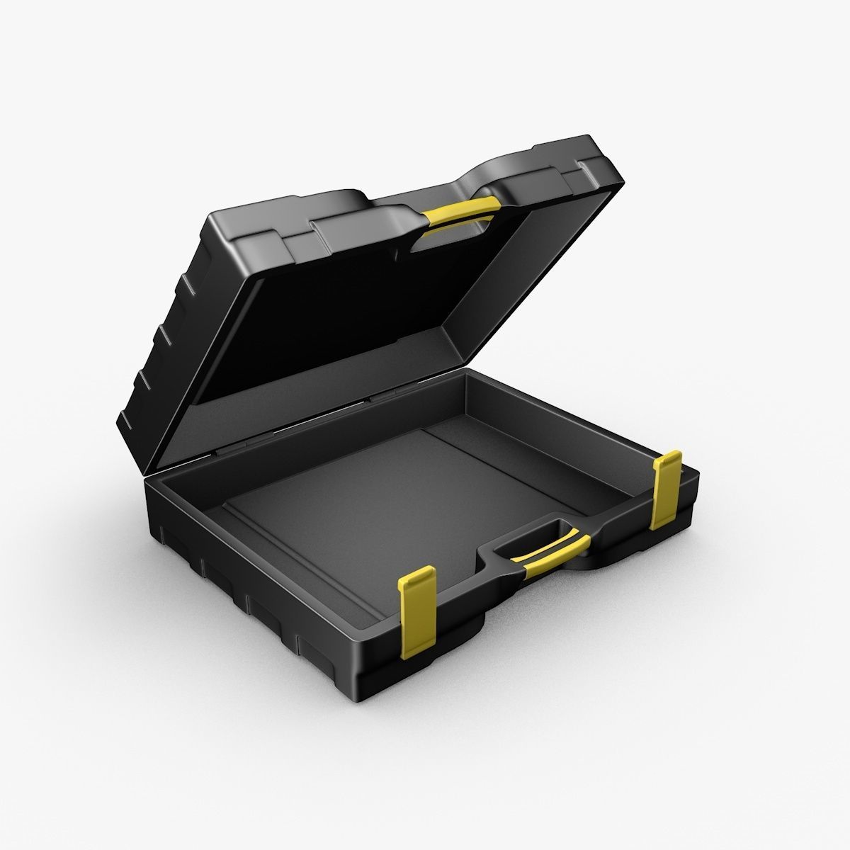 Plastic Briefcase 3D model_4