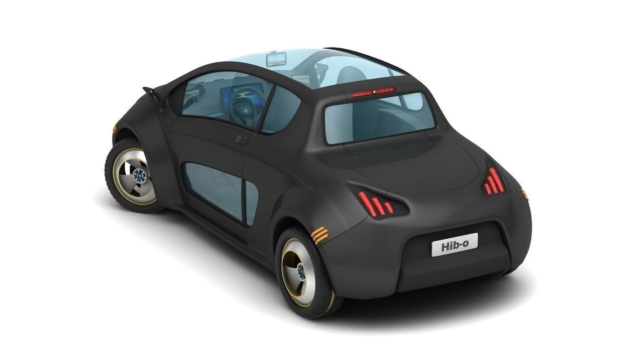 Hib-o electric car 3D model_7