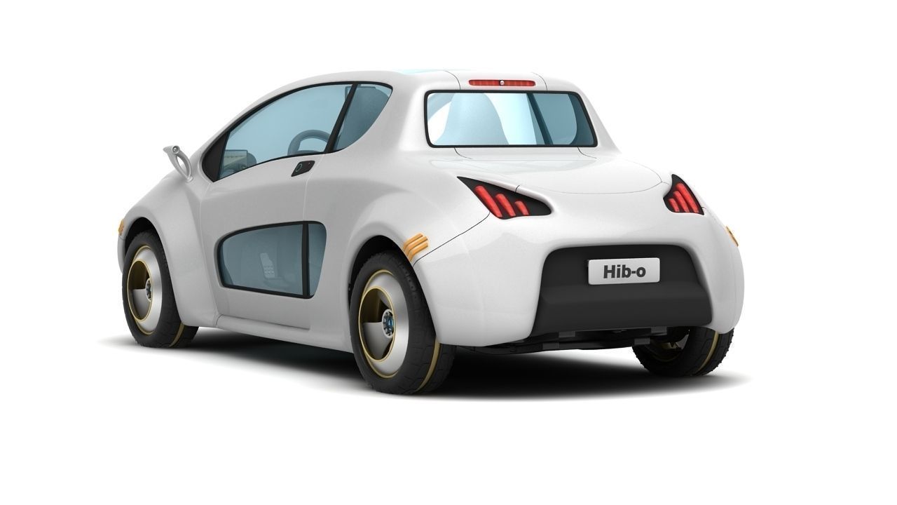 Hib-o electric car 3D model_3