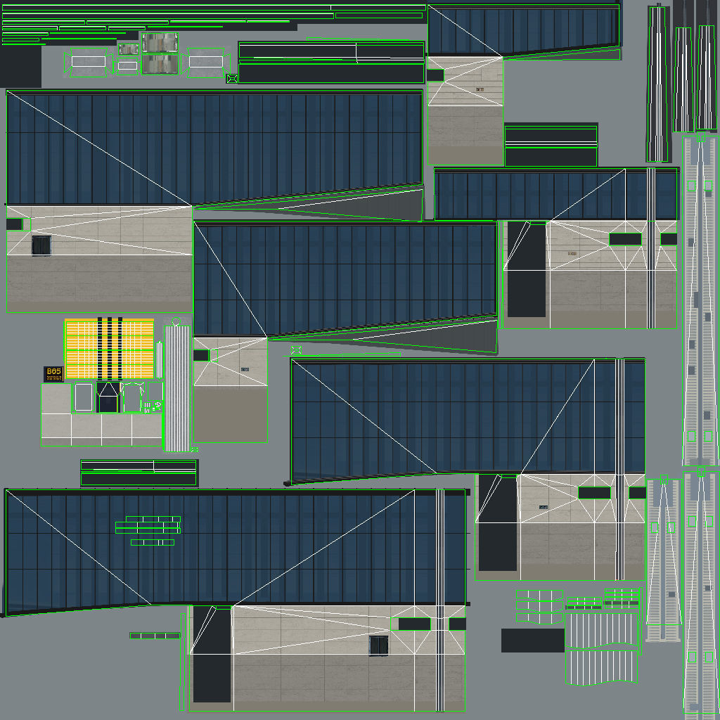 EDDB New Terminal Low-poly 3D model_21