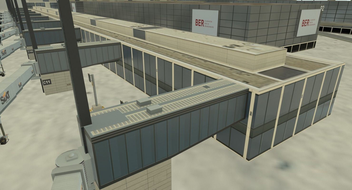 EDDB New Terminal Low-poly 3D model_10