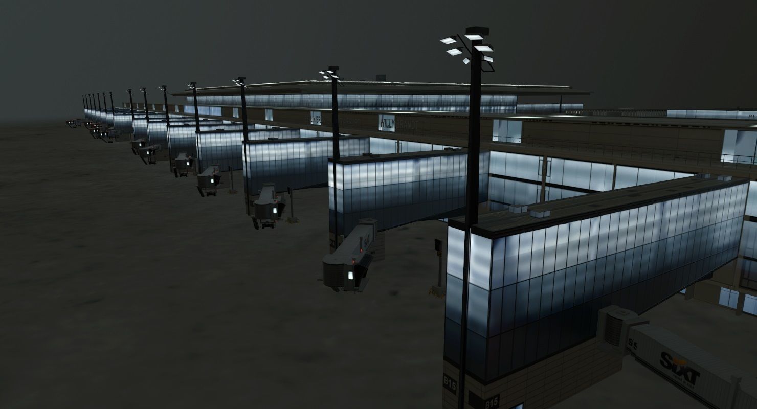 EDDB New Terminal Low-poly 3D model_14