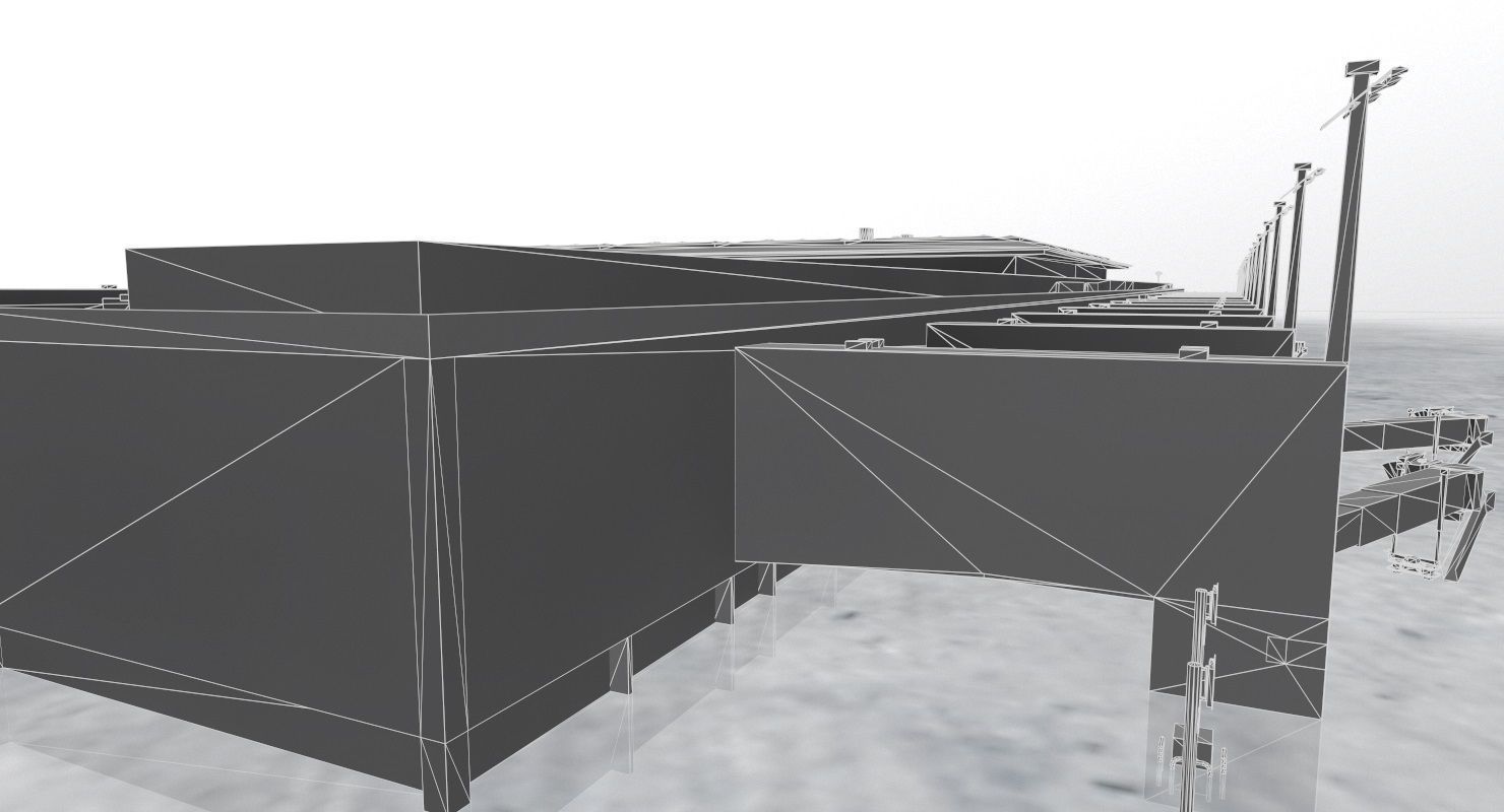 EDDB New Terminal Low-poly 3D model_18