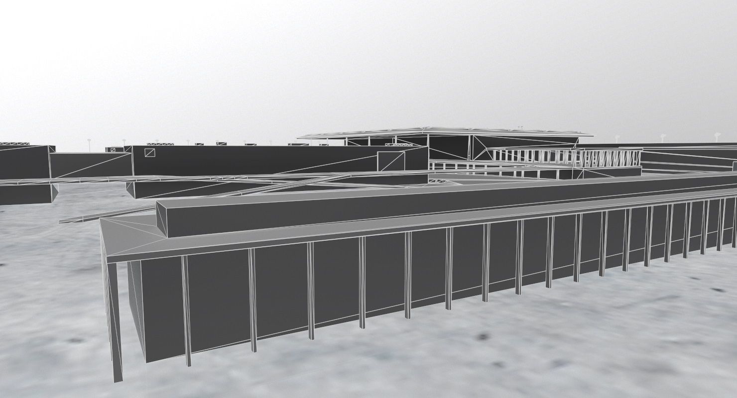 EDDB New Terminal Low-poly 3D model_20