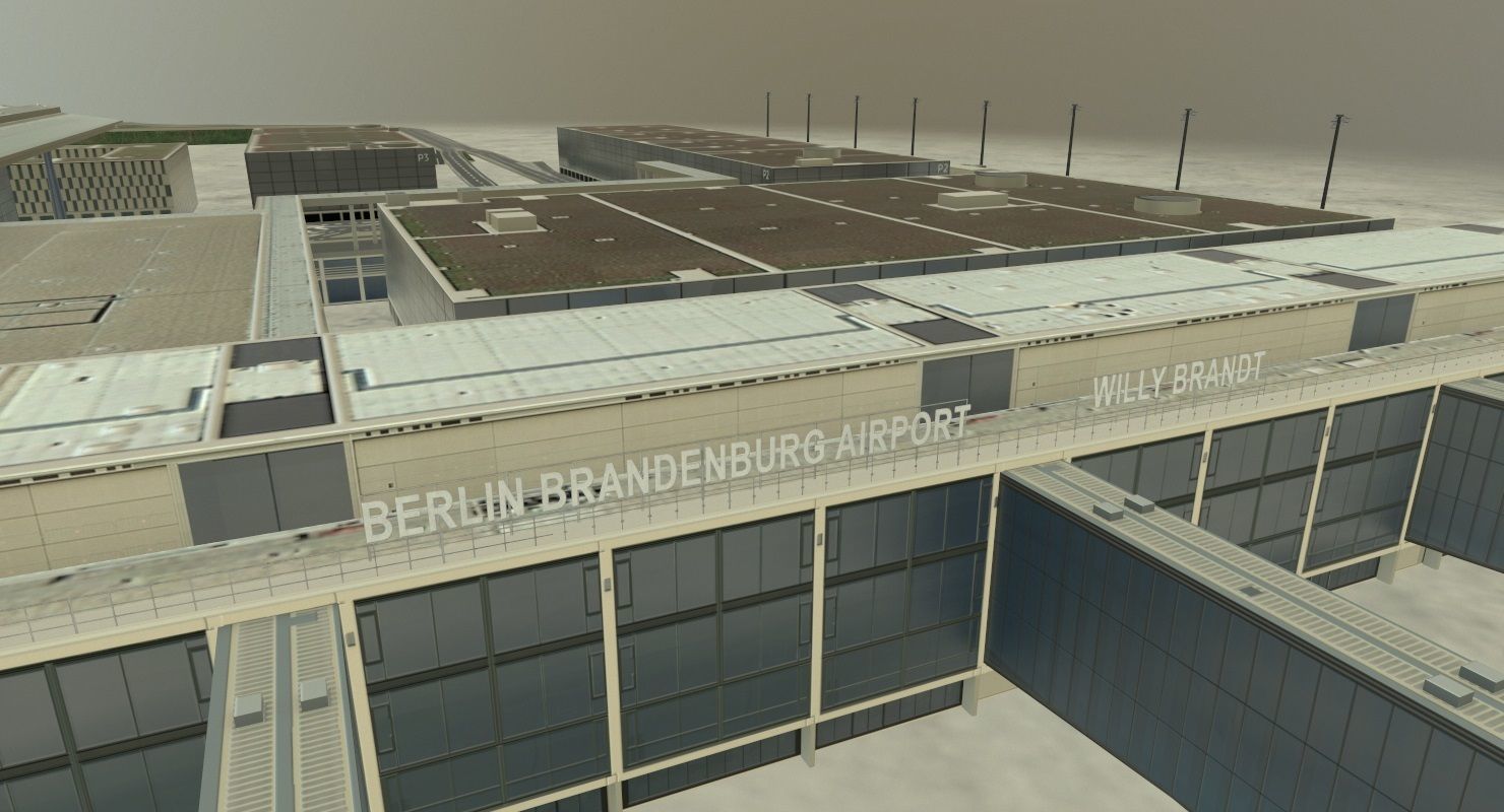 EDDB New Terminal Low-poly 3D model_3