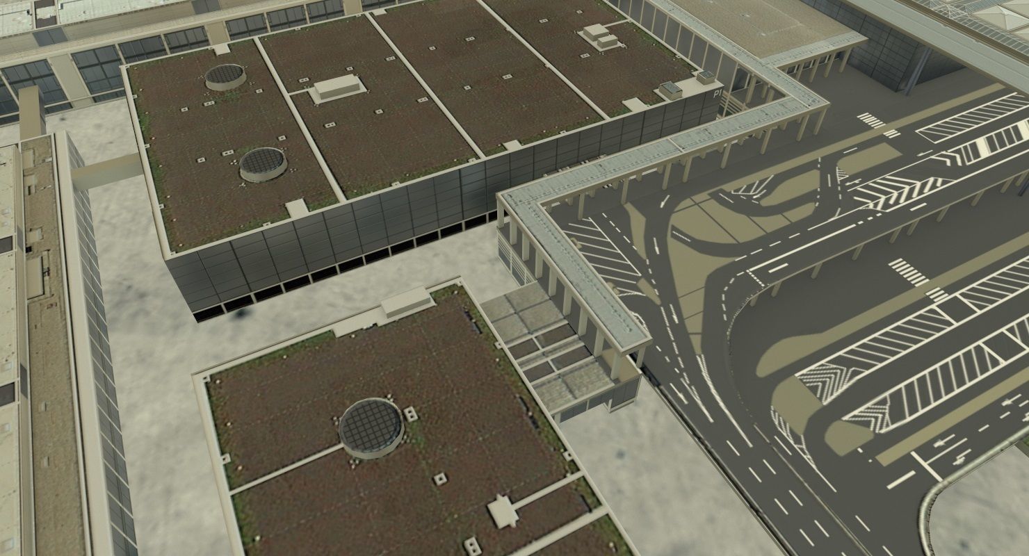 EDDB New Terminal Low-poly 3D model_7