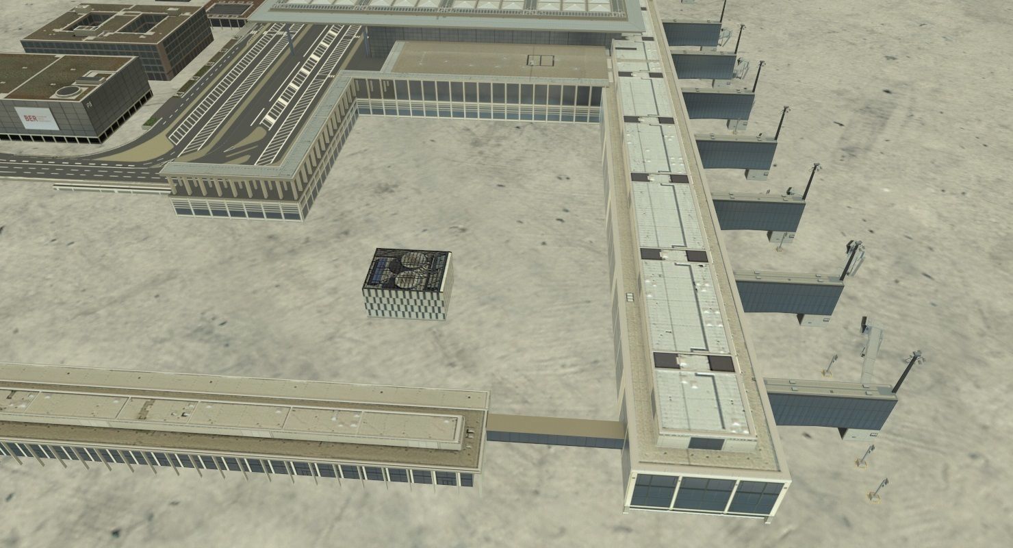 EDDB New Terminal Low-poly 3D model_5