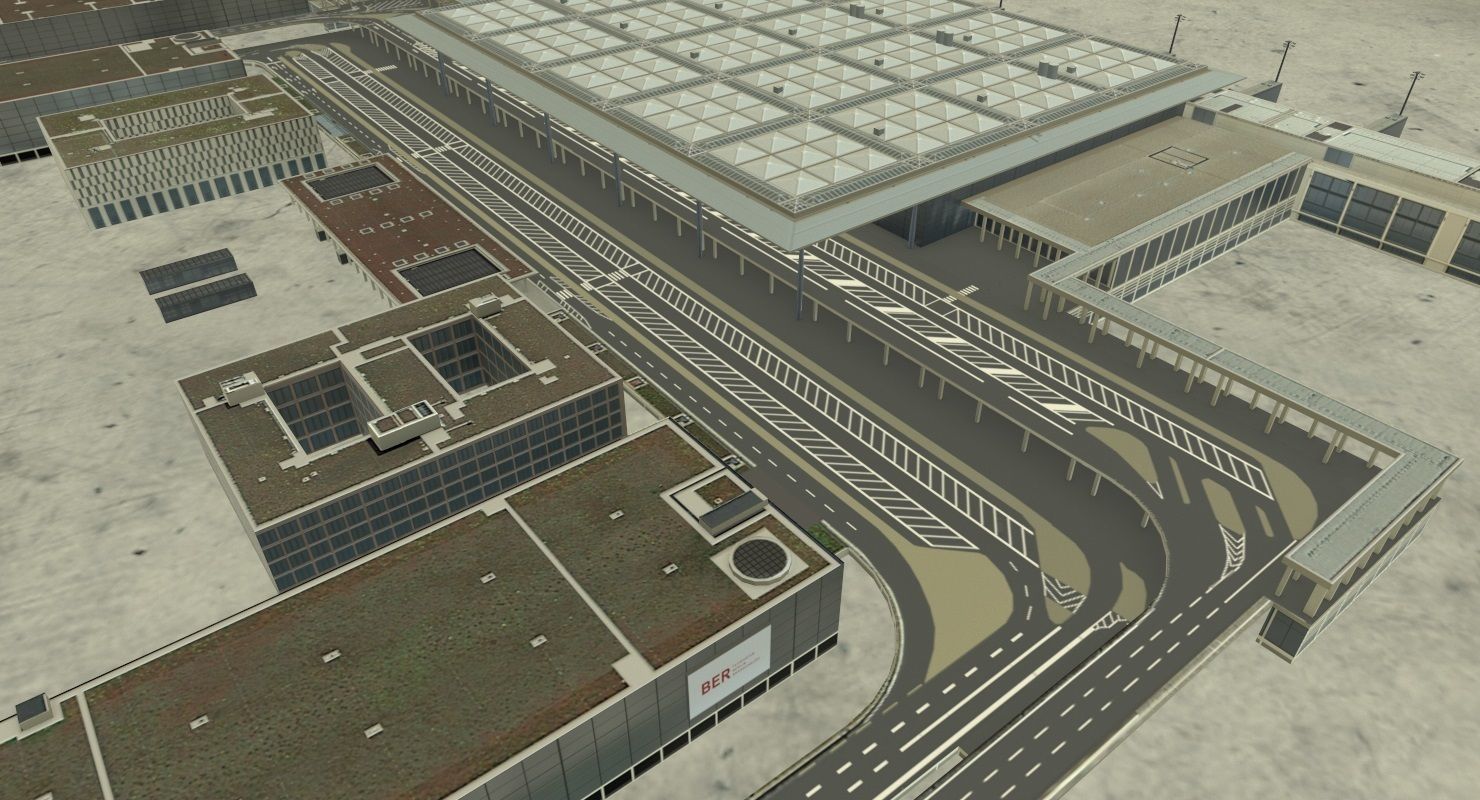 EDDB New Terminal Low-poly 3D model_8