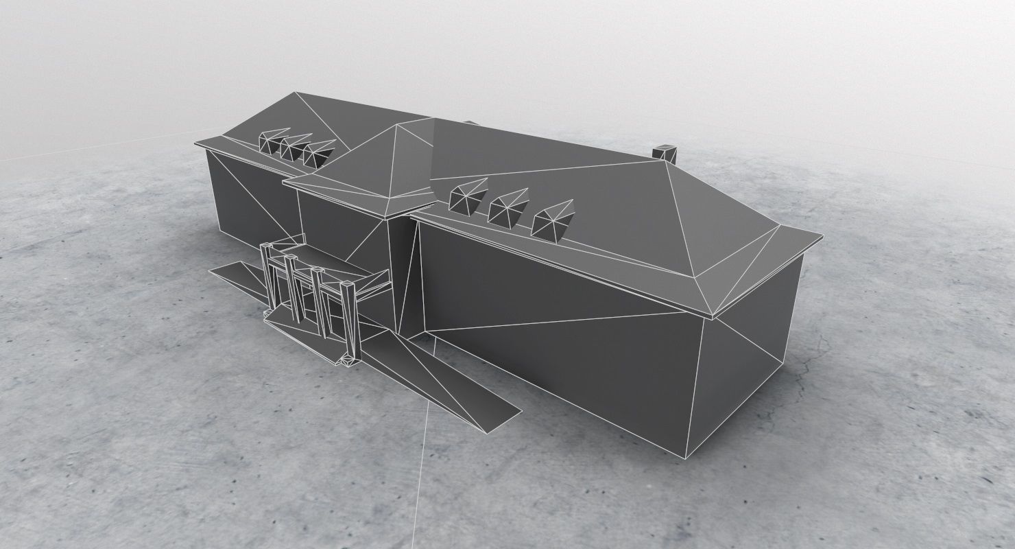 EDDB Old Terminal Low-poly 3D model_6