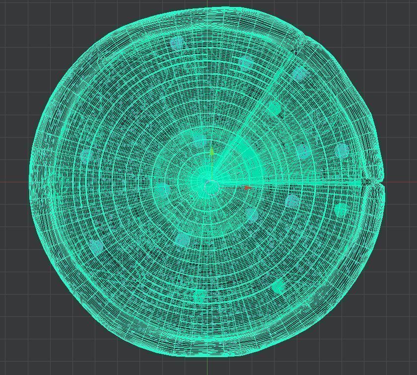 realistic Pizza in box with fork Low-poly 3D model_5