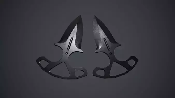 Shadow Dagger PBR Game Ready