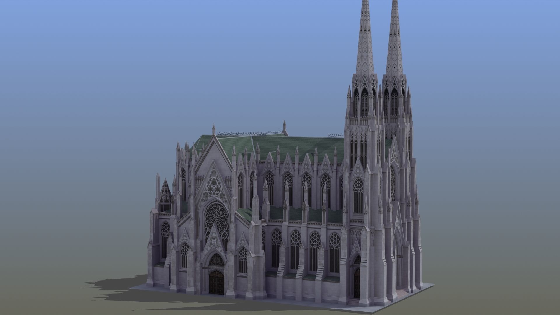 Saint Patricks Cathedral NY 3D model_61