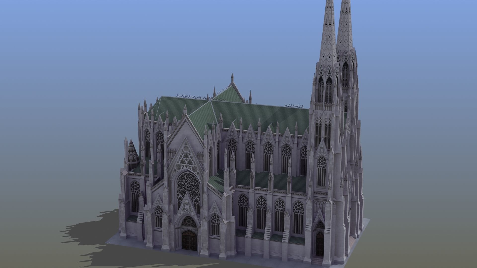 Saint Patricks Cathedral NY 3D model_62
