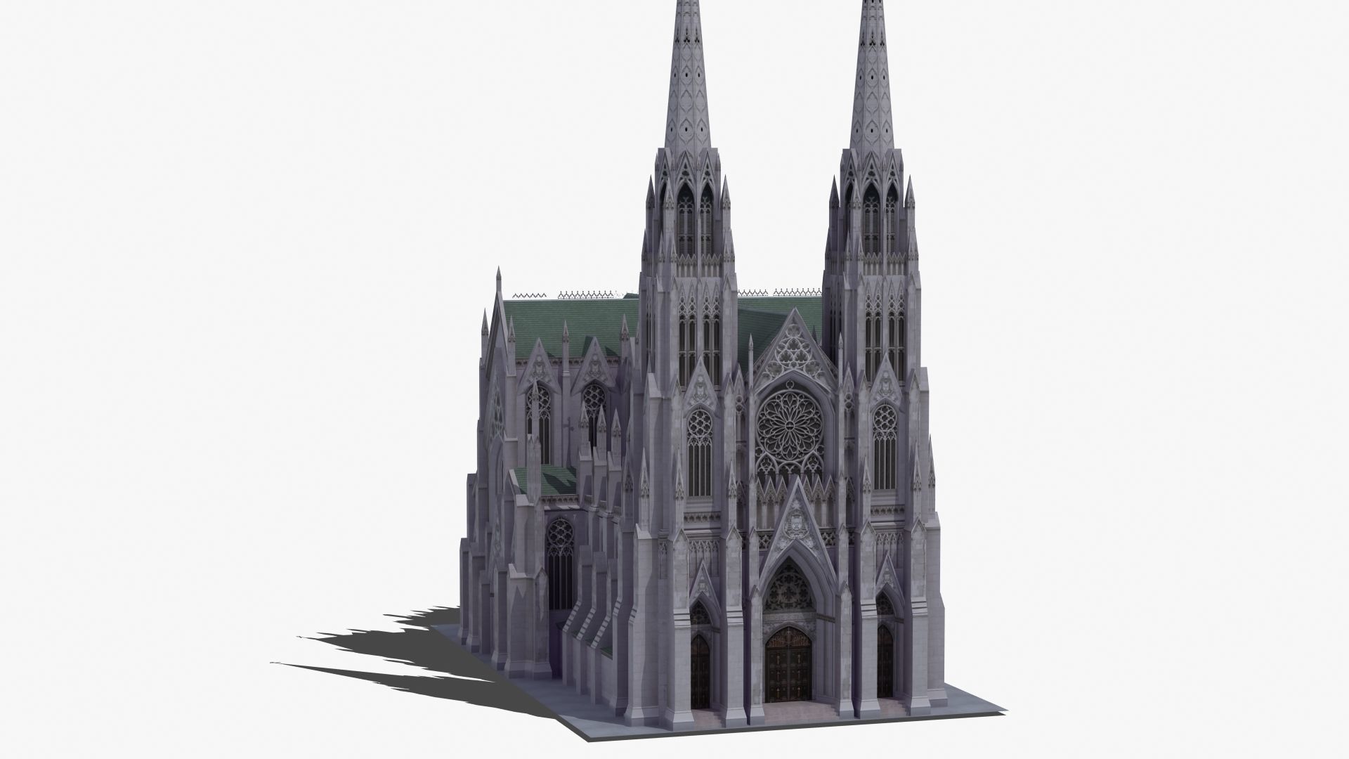 Saint Patricks Cathedral NY 3D model_63