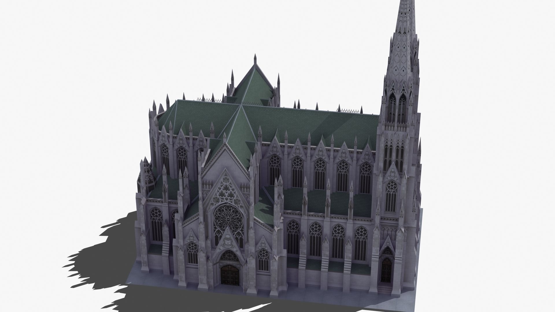 Saint Patricks Cathedral NY 3D model_78