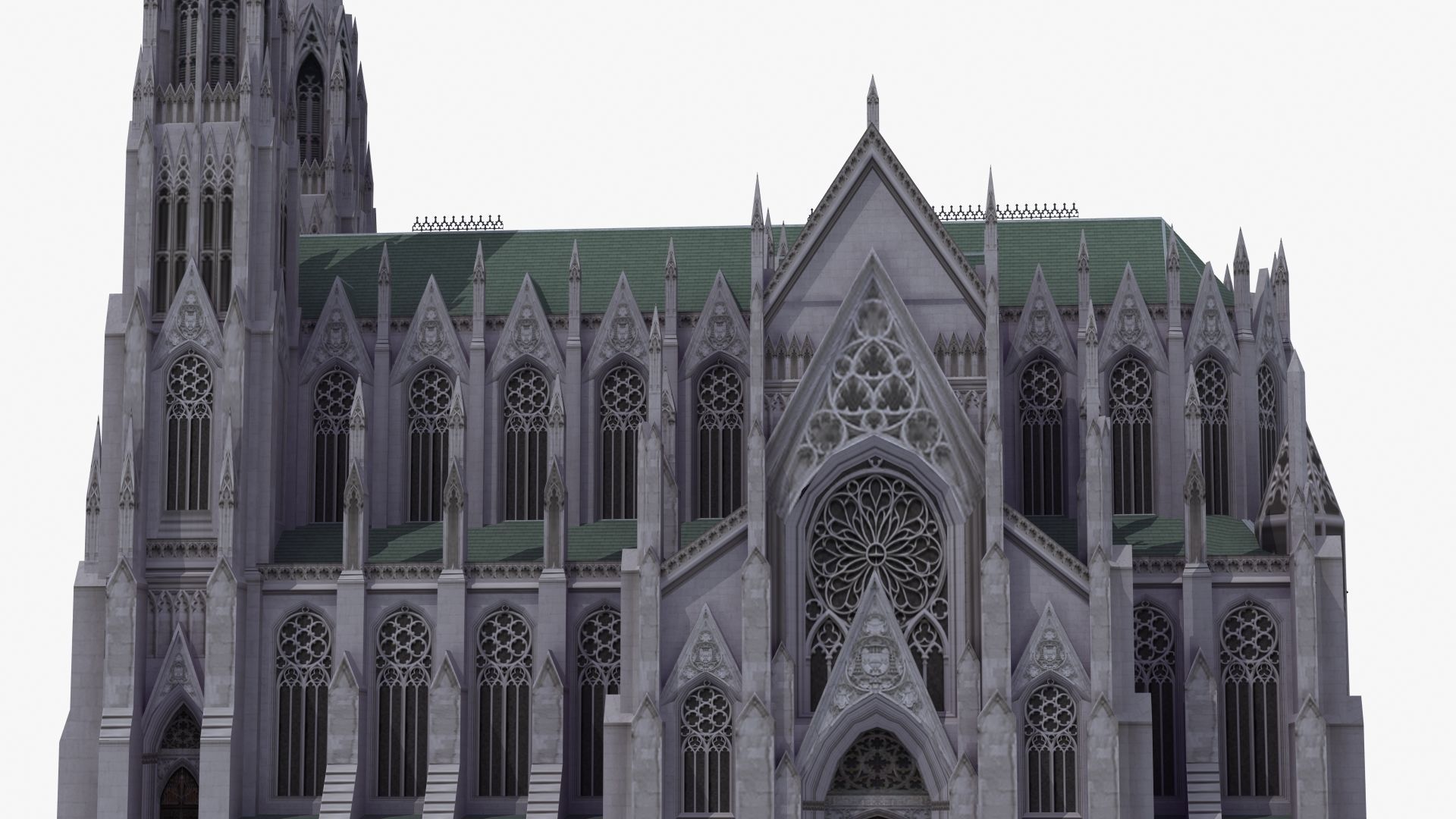 Saint Patricks Cathedral NY 3D model_68