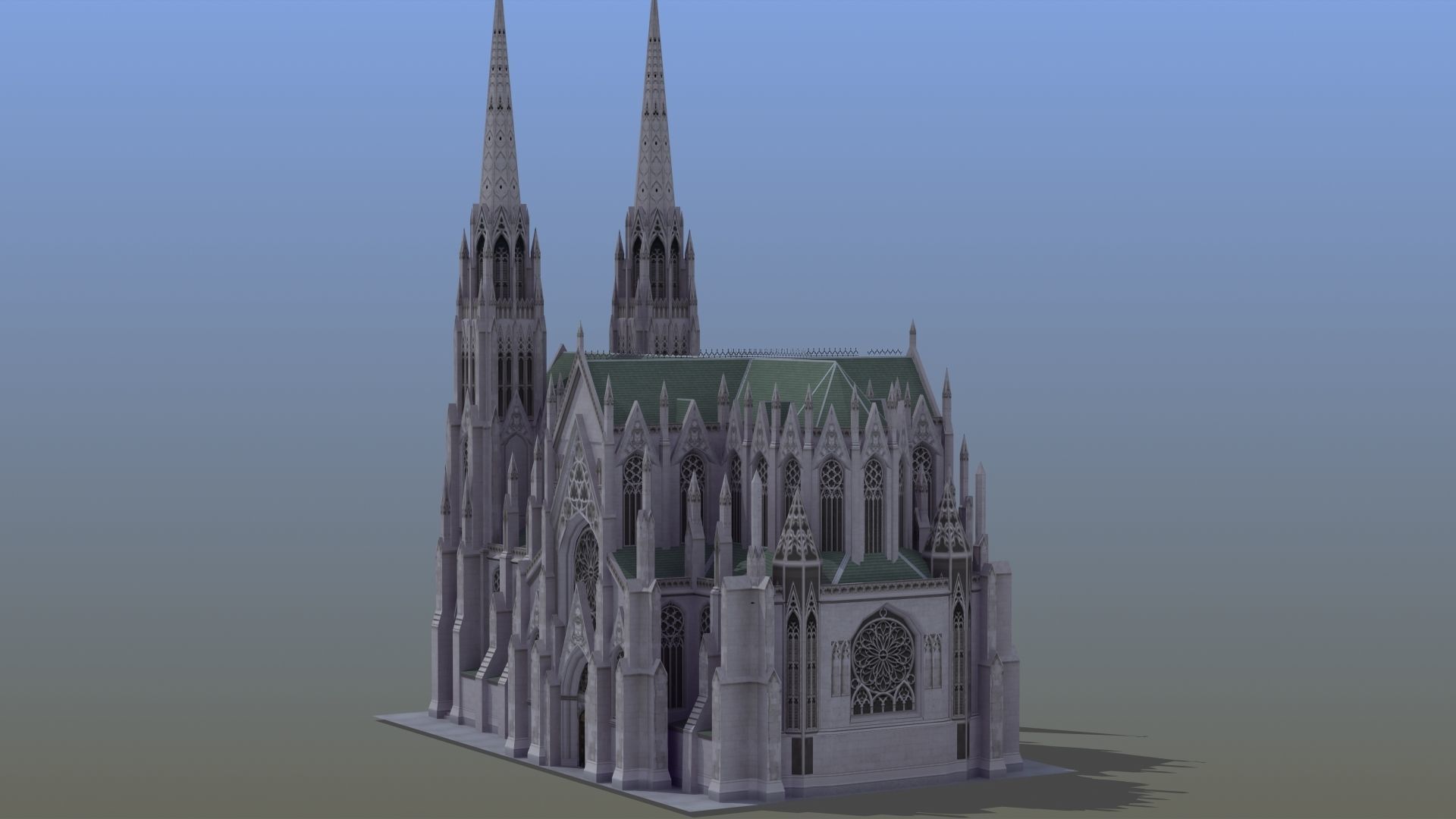 Saint Patricks Cathedral NY 3D model_59