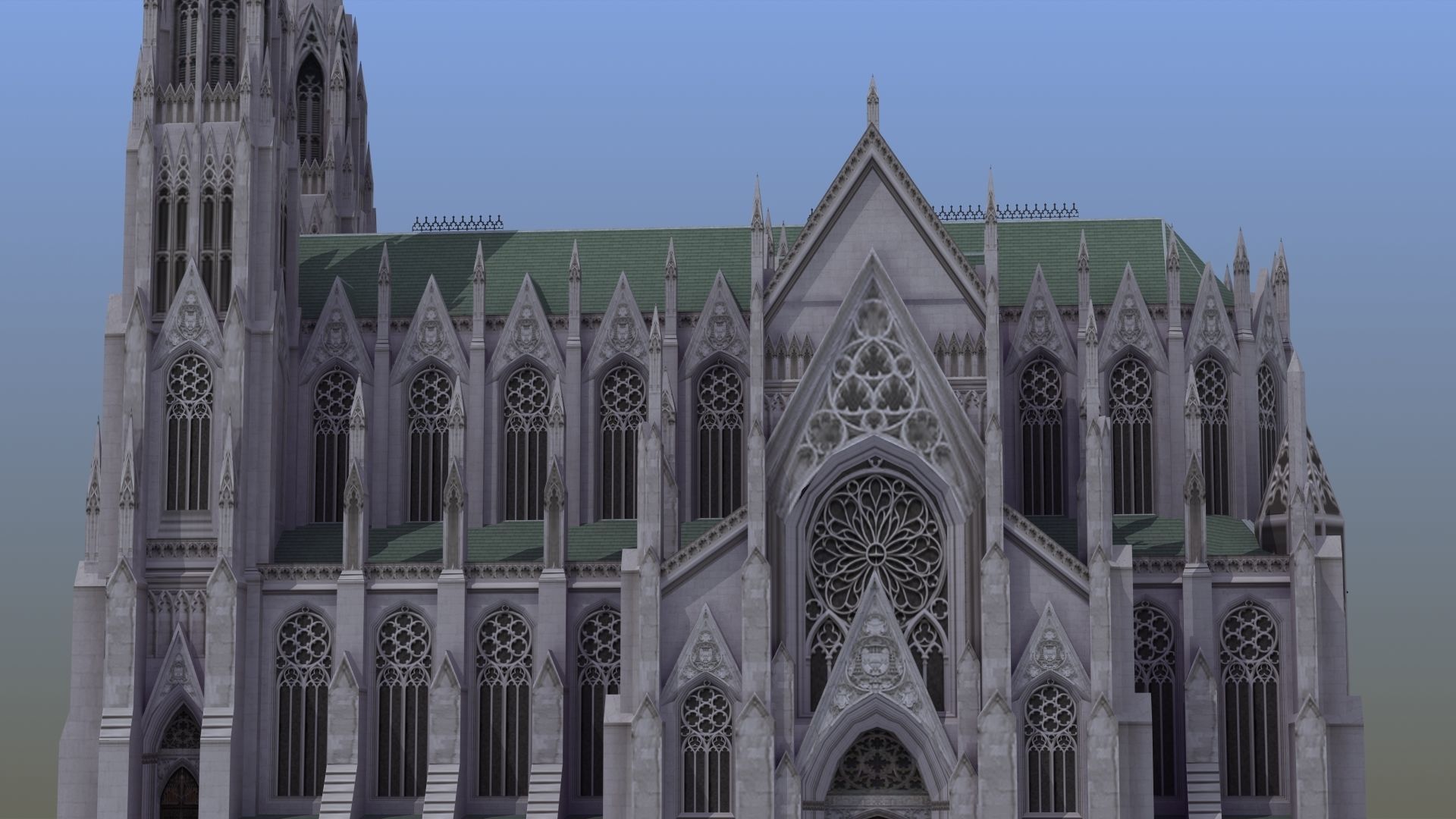 Saint Patricks Cathedral NY 3D model_53