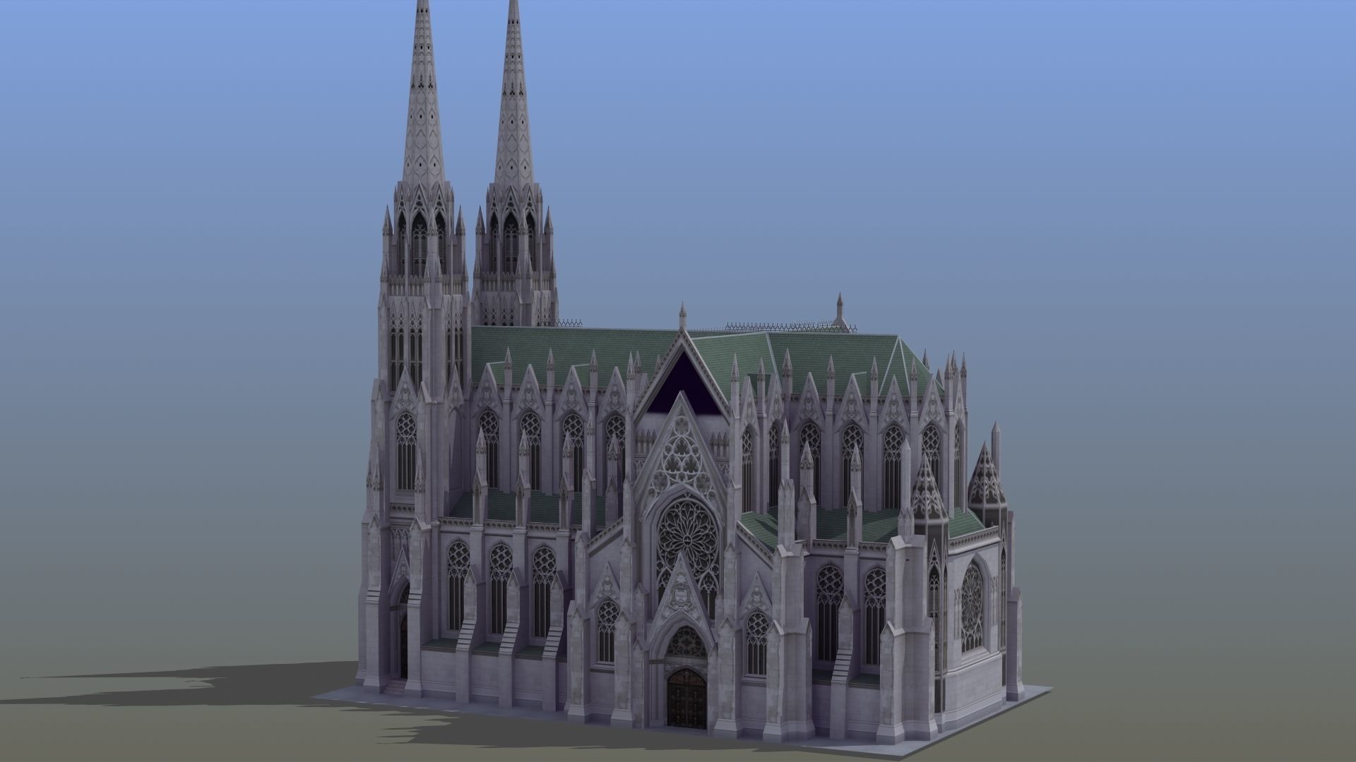 Saint Patricks Cathedral NY 3D model_13