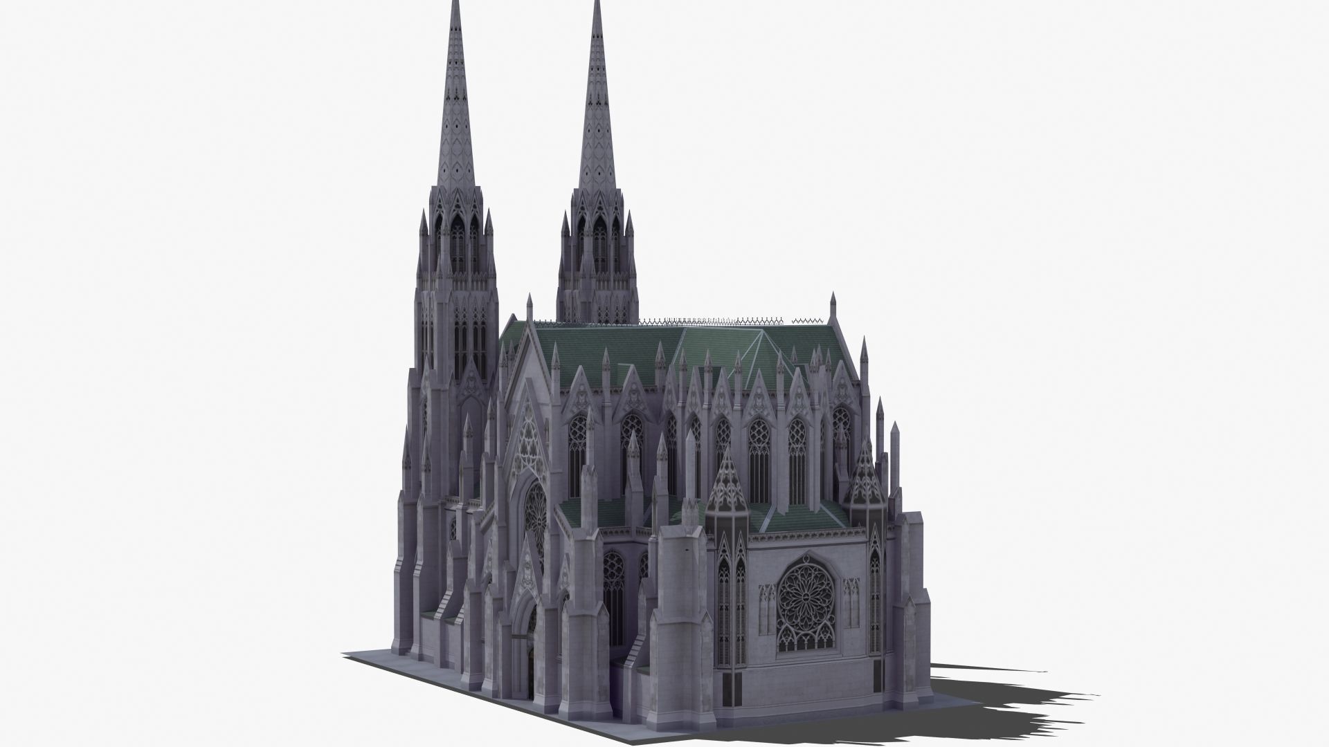 Saint Patricks Cathedral NY 3D model_70