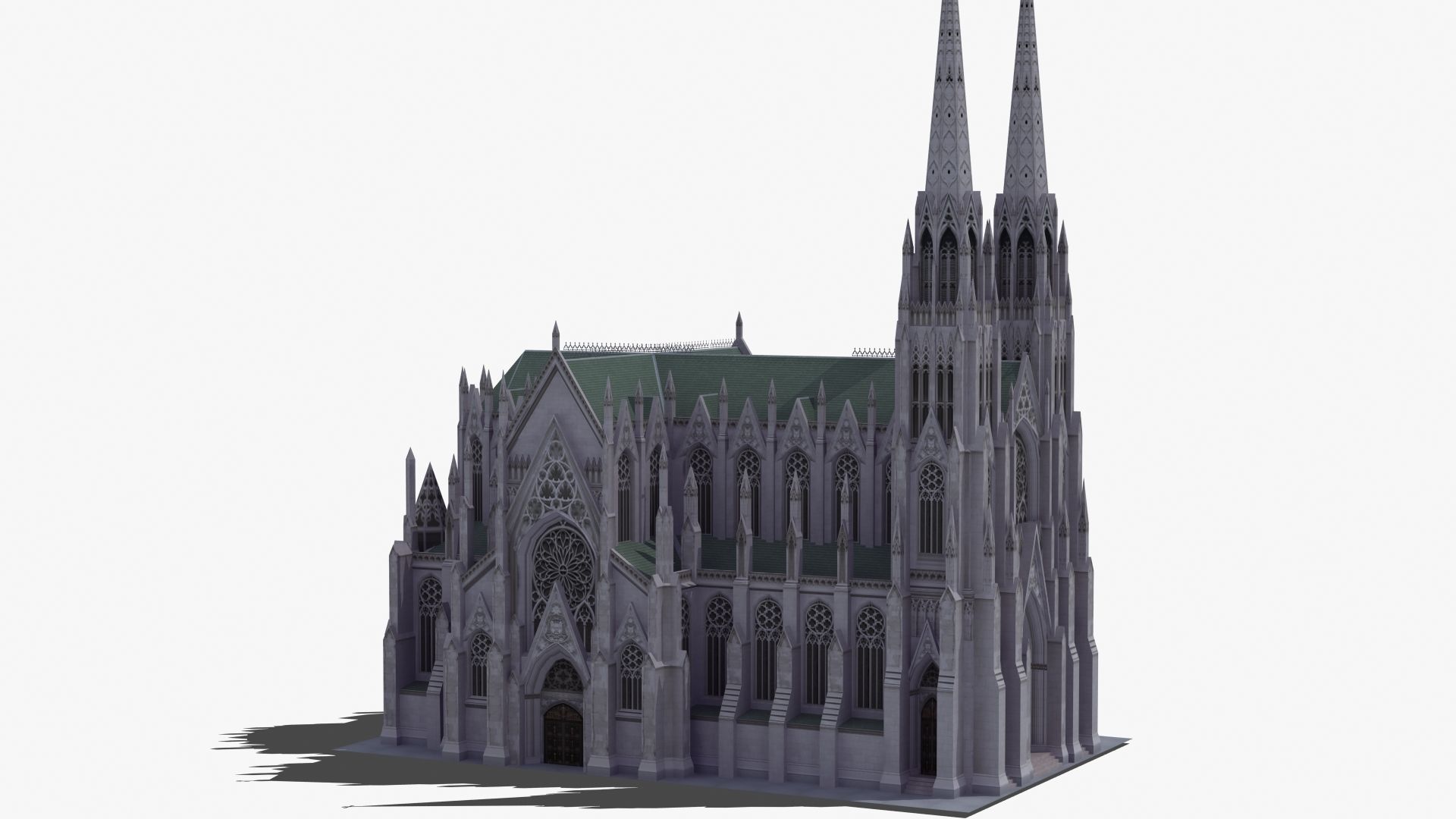 Saint Patricks Cathedral NY 3D model_75