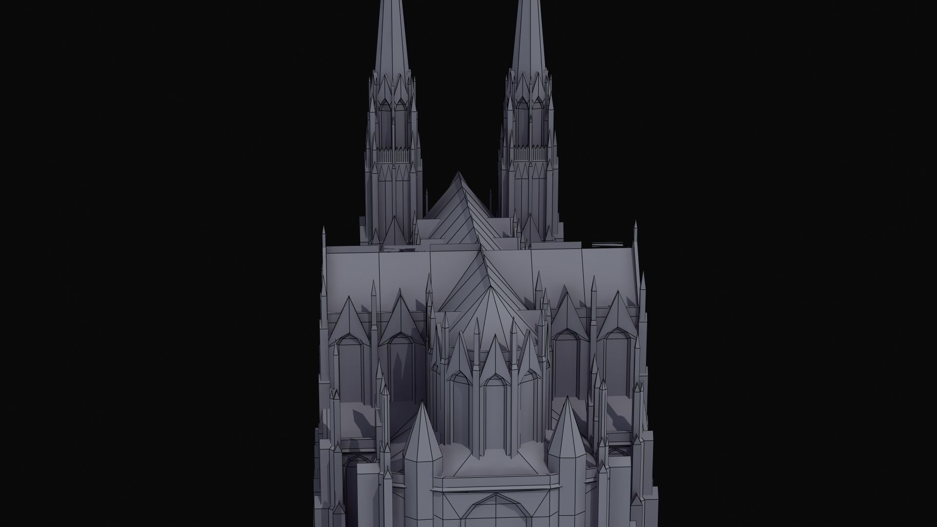 Saint Patricks Cathedral NY 3D model_25