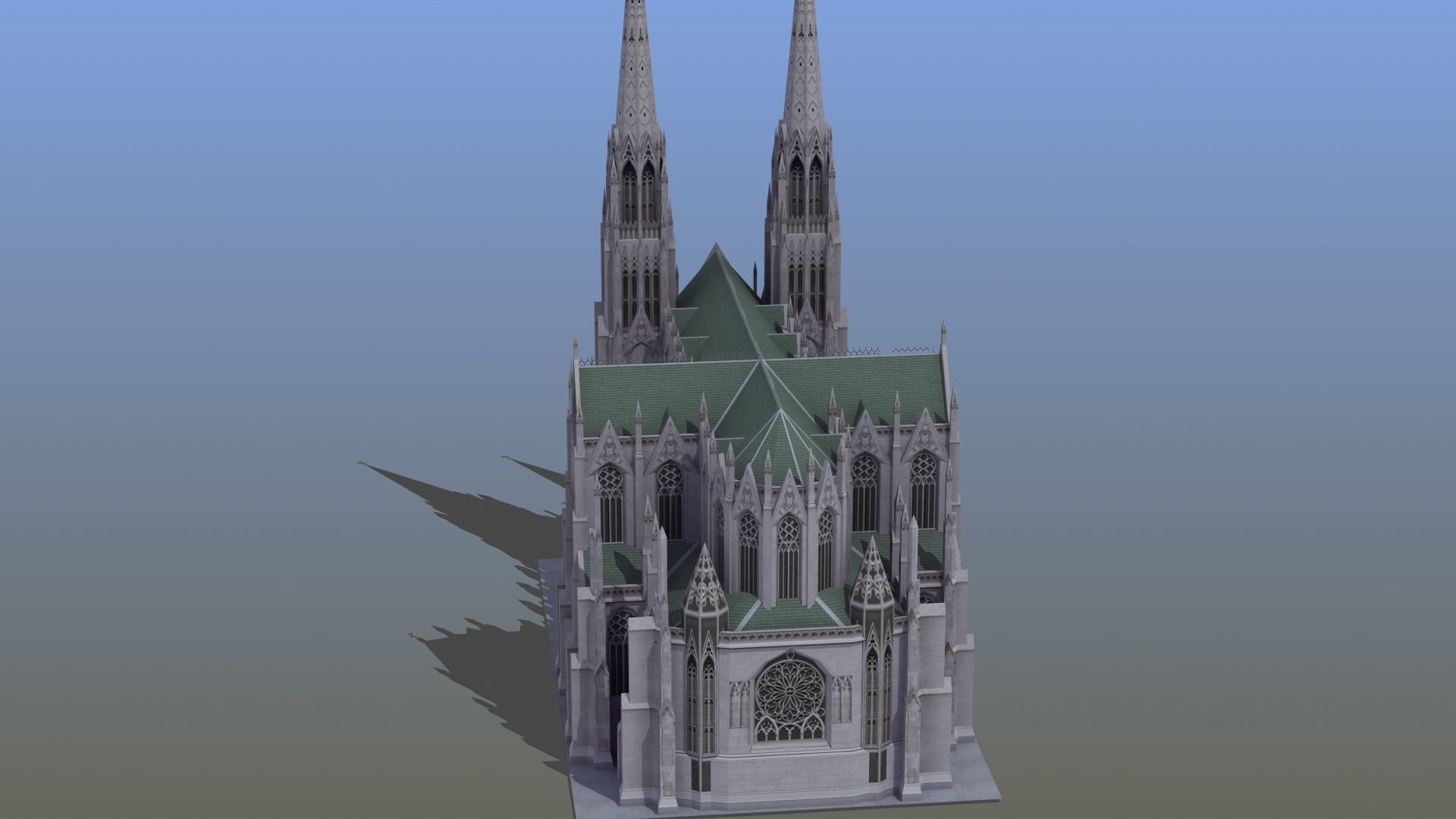 Saint Patricks Cathedral NY 3D model_19