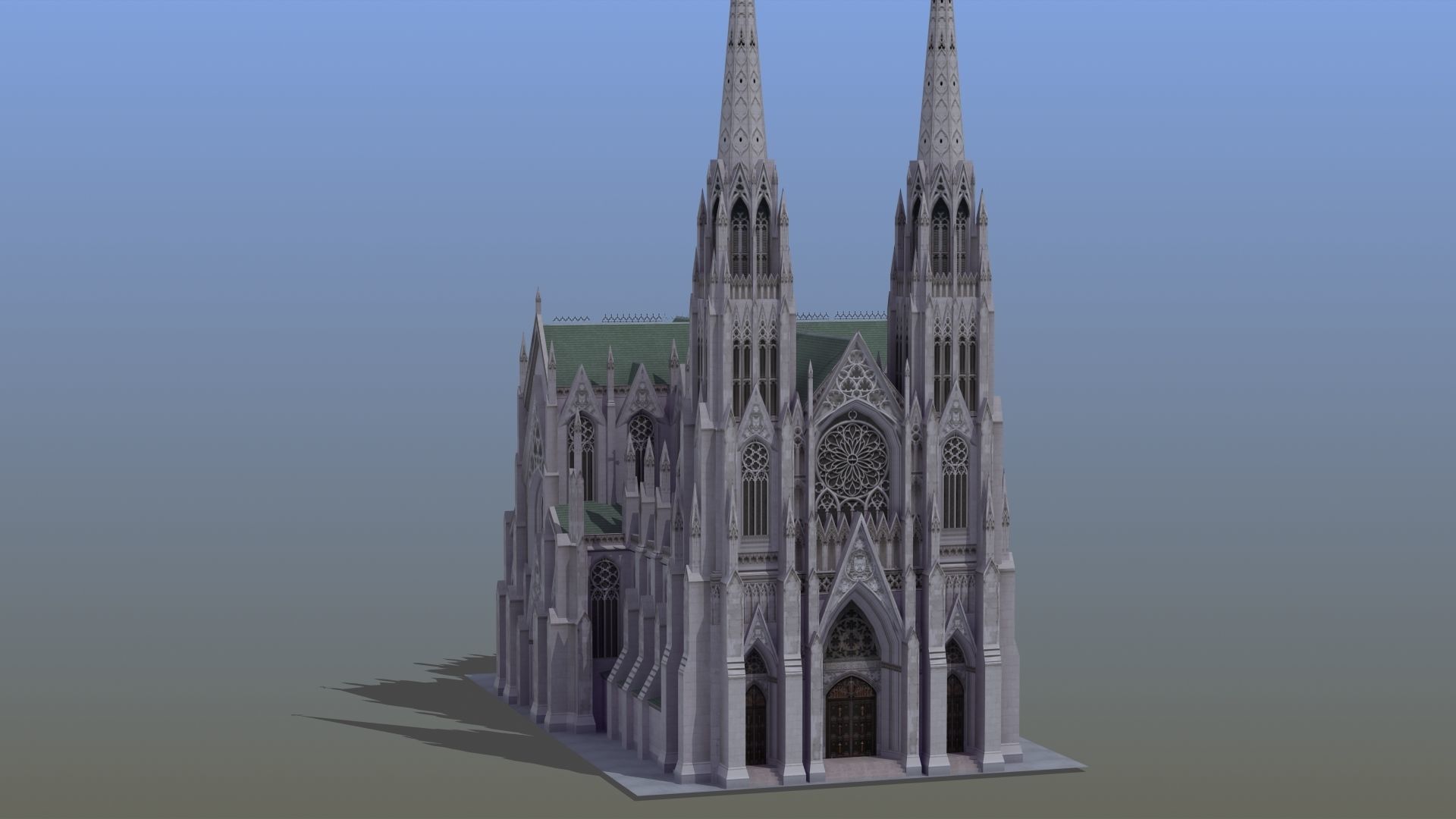 Saint Patricks Cathedral NY 3D model_43