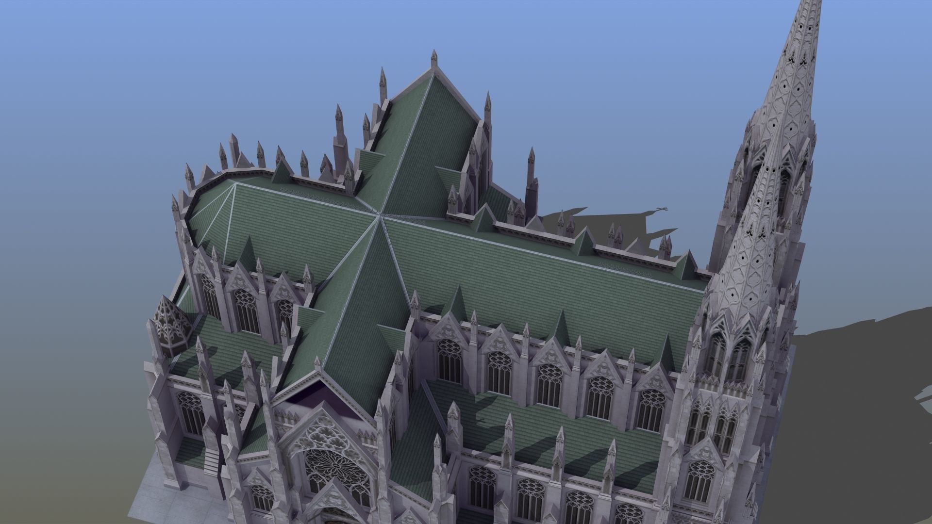Saint Patricks Cathedral NY 3D model_22